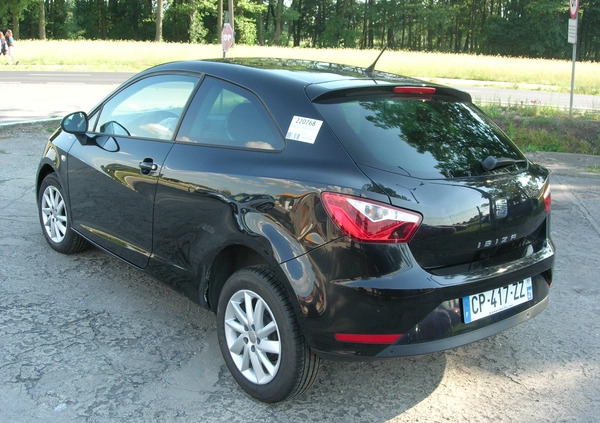 Seat Ibiza cena 9500 przebieg: 130990, rok produkcji 2013 z Toszek małe 121